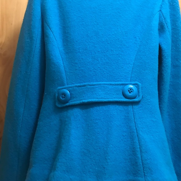 Classified Entier bright turquoise jacket. Sz M - Picture 4 of 7